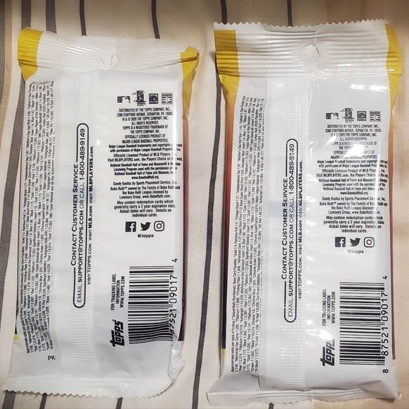 2020 Topps Series 2 Baseball HUGE Factory Sealed JUMBO FAT 36 CARD PACK 2x - Picture 2 of 2